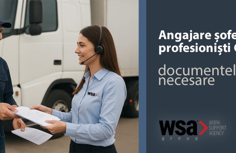 Documente necesare pentru angajare șoferi profesioniști C+E