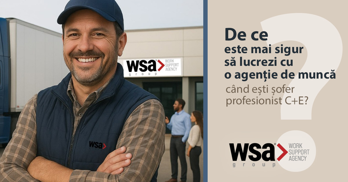 Angajăm șoferi profesioniști C+E