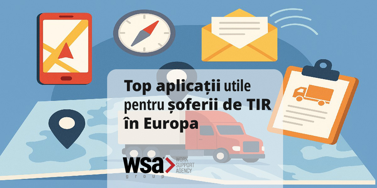 Top aplicații utile pentru șoferii de TIR în Europa