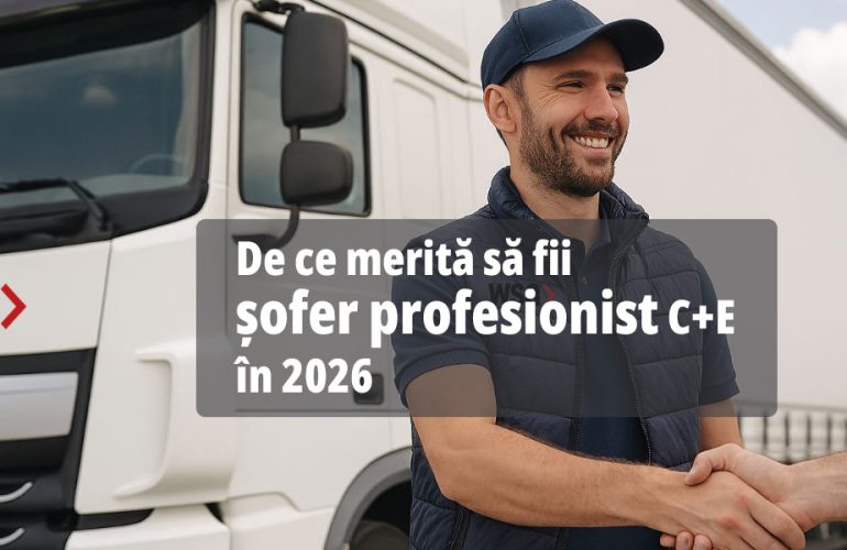 De ce merită să fii șofer profesionist C+E în 2026