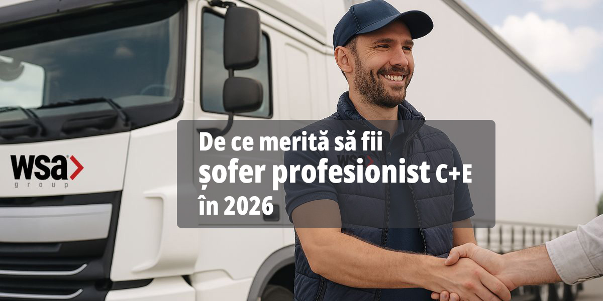 De ce merită să fii șofer profesionist C+E în 2026