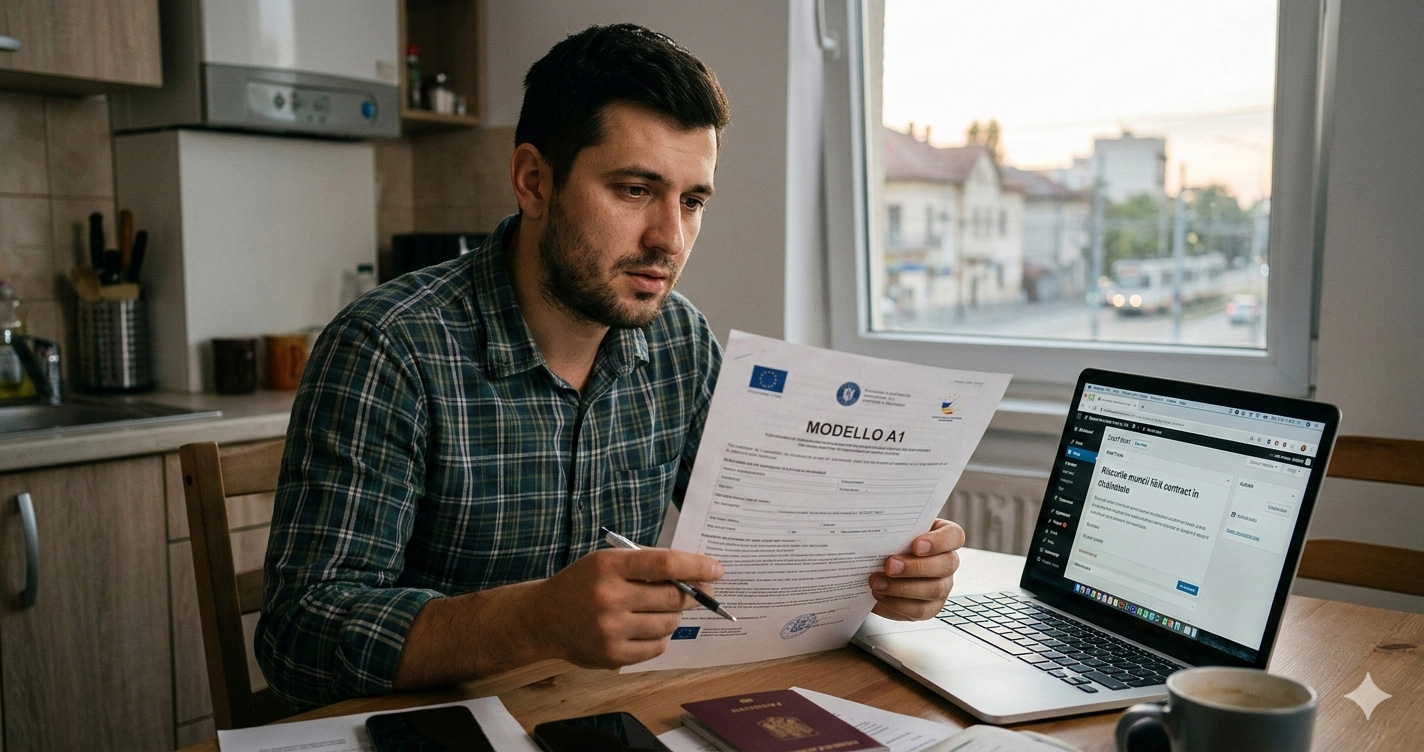Riscurile muncii fără contract în străinătate: de ce contează Modello A1