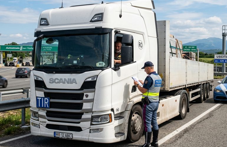 Reguli de circulație Italia șoferi TIR
