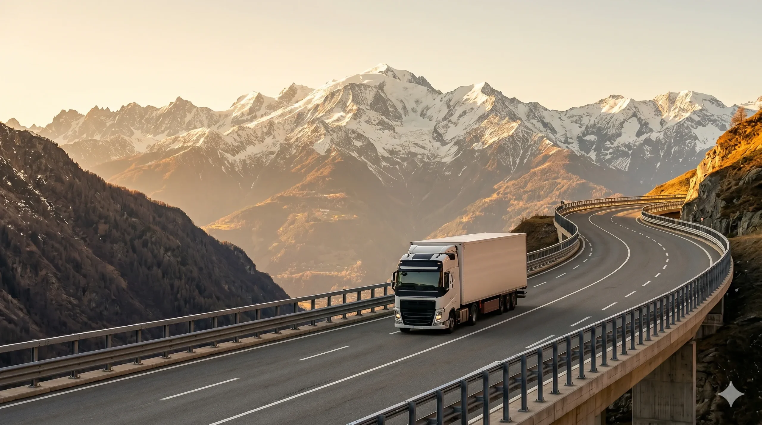 Autostradă Piemonte Alpi Italia camion TIR