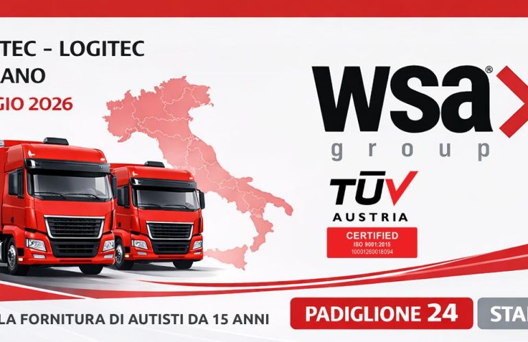 WSA Group la Milano pentru Transpotec Logitec 2026