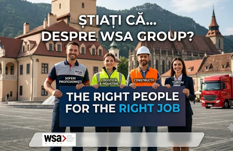 WSA Group — agenție de recrutare șoferi TIR, Brașov