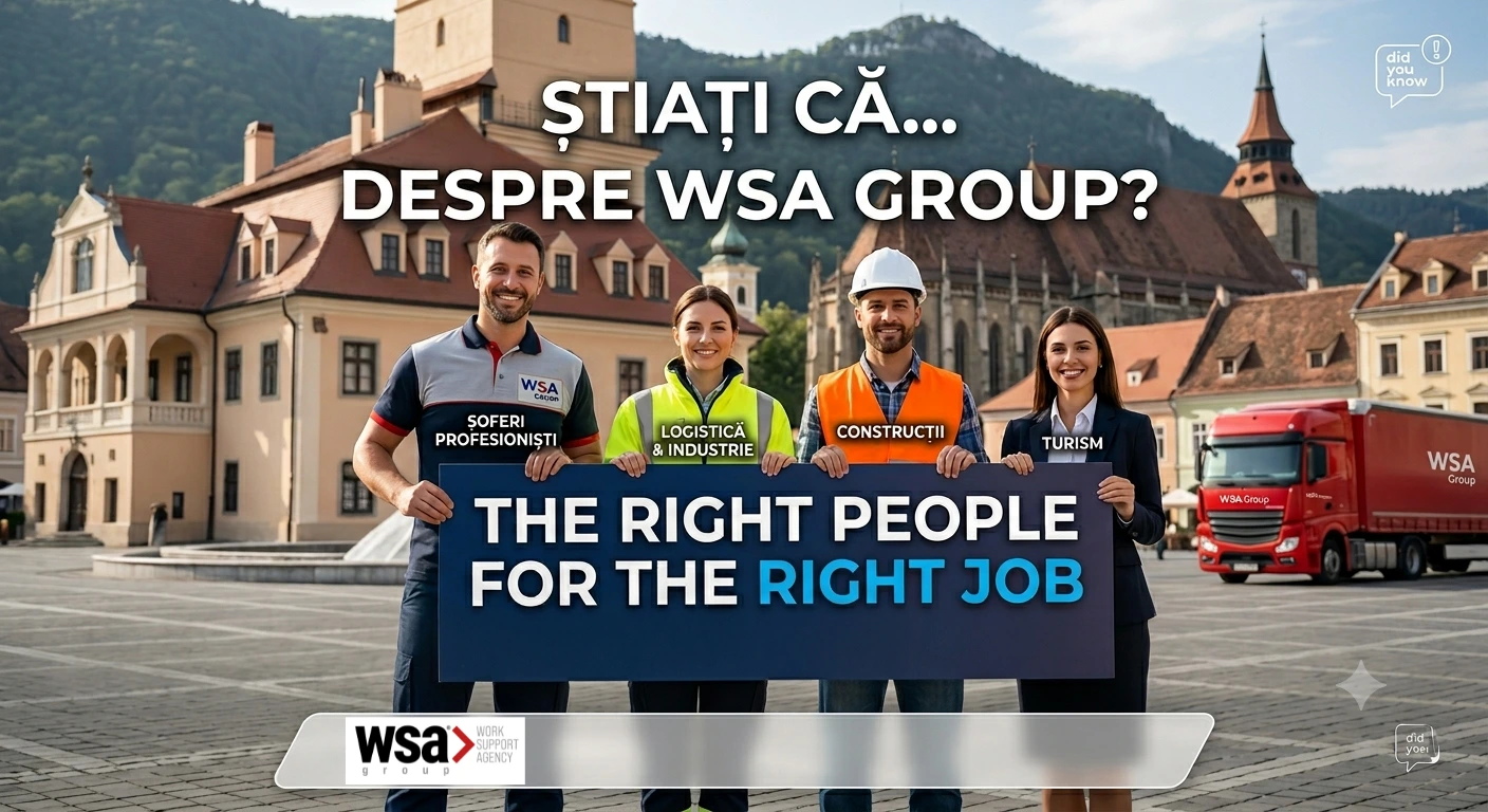 WSA Group — agenție de recrutare șoferi TIR, Brașov