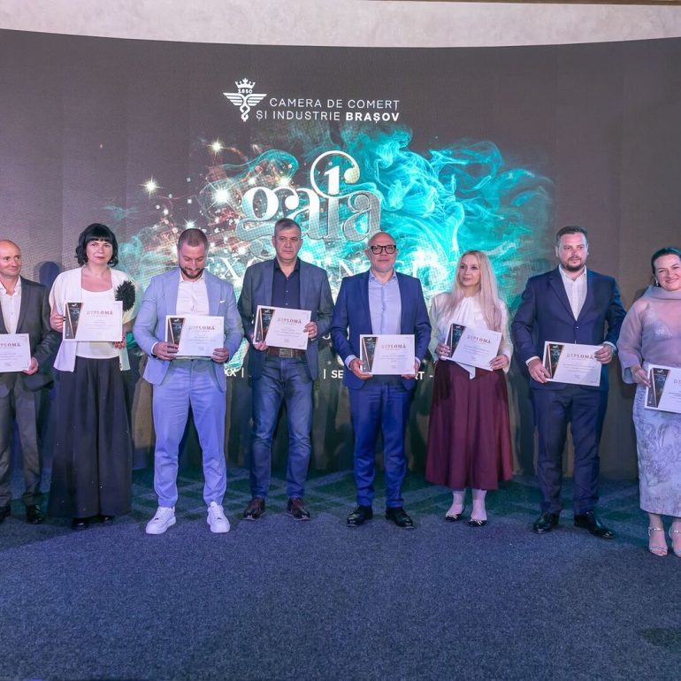 Decernarea diplomelor de excelență la Gala Excelenței în Afaceri 2026, CCI Brașov