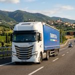 Camion modern EURO 6 din flota partenerilor WSA Group din Italia