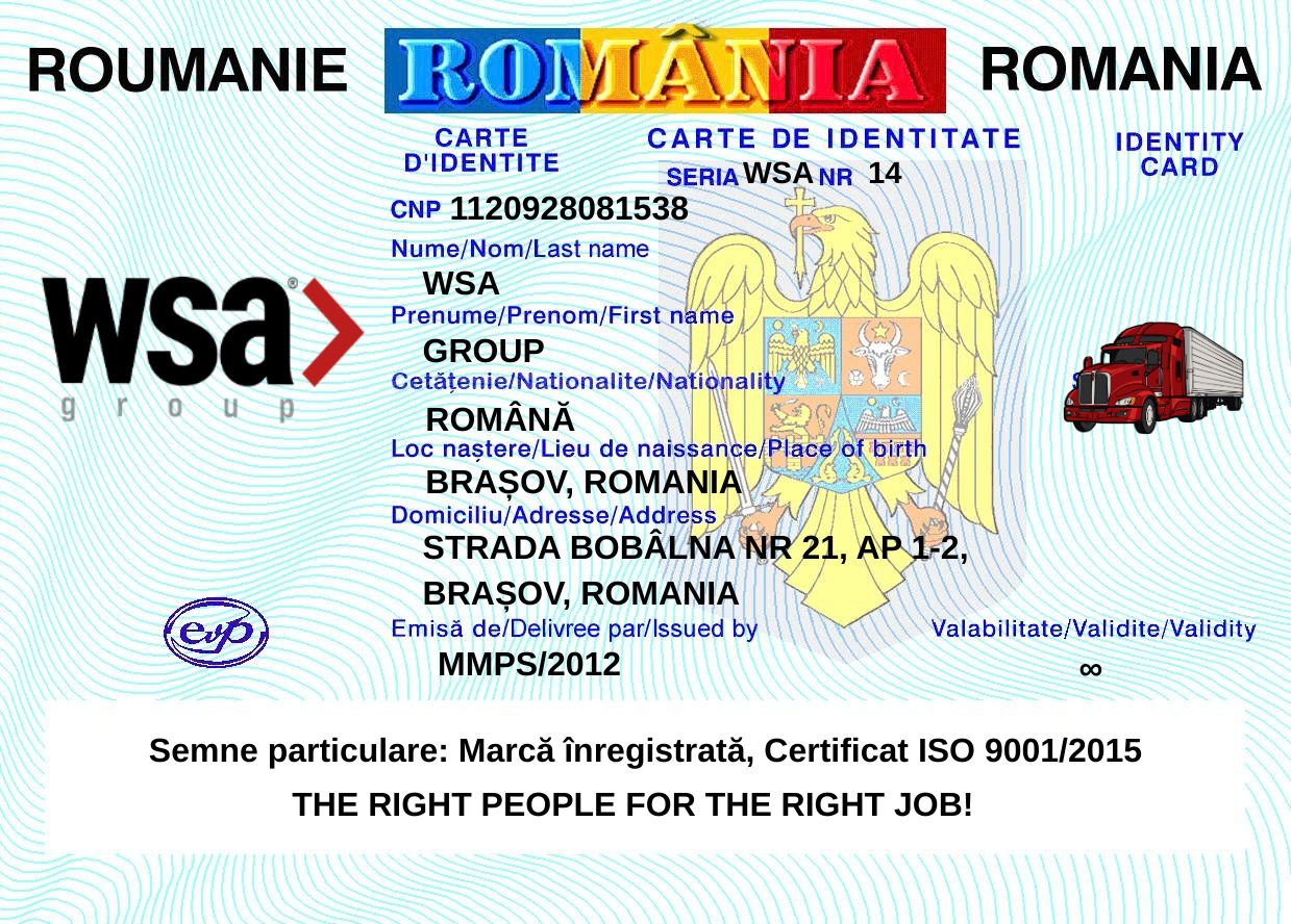 WSA Group 14 ani: carte de identitate simbolică a agenției de recrutare șoferi din Brașov