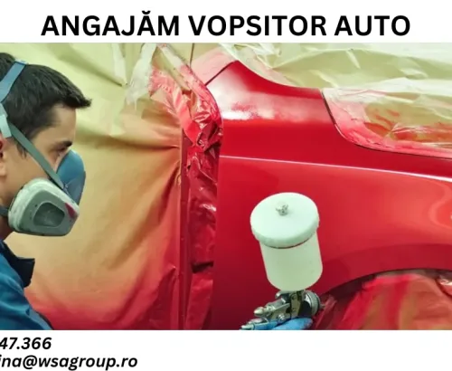 Vopsitor Auto – Loc de muncă Prejmer cu transport inclus Vopsitor Auto – Loc de muncă Prejmer cu transport inclus