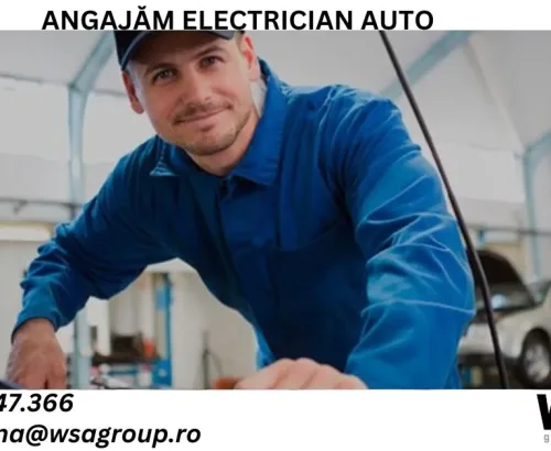 Electrician Auto – Job în Prejmer cu transport asigurat Electrician Auto – Job în Prejmer cu transport asigurat